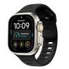 Apple Watch 8/9/10/11/12/SE/Ultra 44/45/46/49 mm čierny remienok Tech-Protect Silicone Line thumbnail