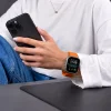 Apple Watch 8/9/10/11/12/SE/Ultra (44/45/46/49 mm) Tech-Protect Silicone Line oranžový remienok thumbnail
