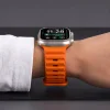 Apple Watch 8/9/10/11/12/SE/Ultra (44/45/46/49 mm) Tech-Protect Silicone Line oranžový remienok thumbnail