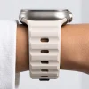Apple Watch 8/9/10/11/12/SE/Ultra 44/45/46/49 mm béžový remienok Tech-Protect Silicone Line TPU thumbnail