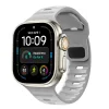 Apple Watch 8/9/10/11/12/SE/Ultra 44/45/46/49 mm mesačne sivý Tech-Protect Silicone Line remienok thumbnail