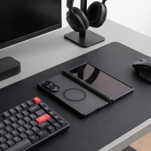 Matné čierne puzdro Tech-Protect MagPeak MagSafe na Galaxy Z Fold 8 - 5