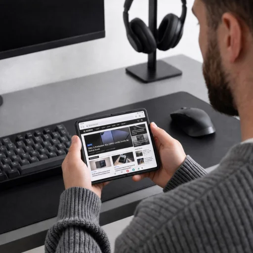 Matné čierne puzdro Tech-Protect MagPeak MagSafe na Galaxy Z Fold 8 - 6