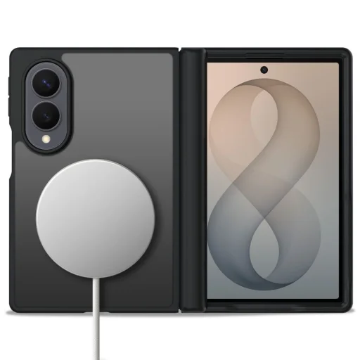 Matné čierne puzdro Tech-Protect MagPeak MagSafe na Galaxy Z Fold 8 - 2