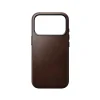  iPhone 18 Pro/17 Pro Nomad Traditional Horween bőrtok, rusztikus barna thumbnail