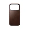  iPhone 18 Pro/17 Pro Nomad Traditional Horween bőrtok, rusztikus barna thumbnail