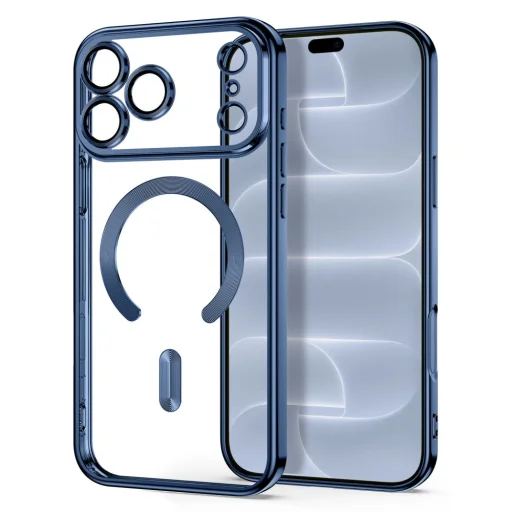  Apple iPhone 17 Pro / 18 Pro Tech-Protect MagFlex MagSafe tok, fényes világoskék - 2