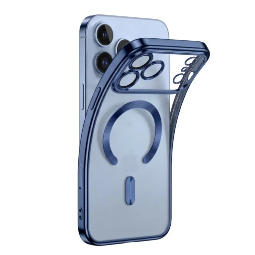  Apple iPhone 17 Pro / 18 Pro Tech-Protect MagFlex MagSafe tok, fényes világoskék - 5