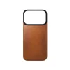  iPhone 18 Pro/17 Pro Nomad mágneses bőr hátlap, nyeregbarna (Horween), MagSafe thumbnail