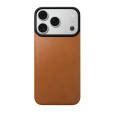 iPhone 18 Pro/17 Pro Nomad magnetický kožený kryt, sedlová hnedá (Horween), MagSafe