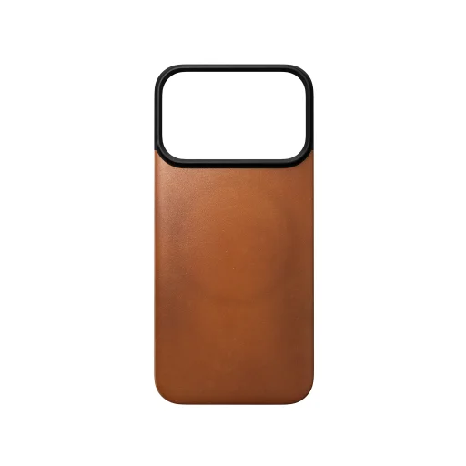 iPhone 18 Pro/17 Pro Nomad magnetický kožený kryt, sedlová hnedá (Horween), MagSafe - 8