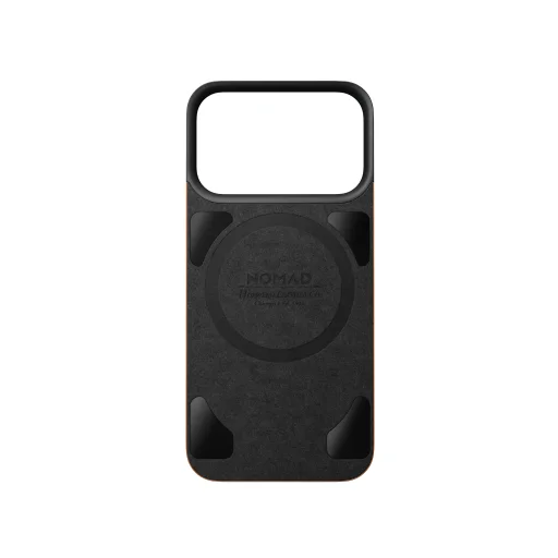  iPhone 18 Pro/17 Pro Nomad mágneses bőr hátlap, nyeregbarna (Horween), MagSafe - 6