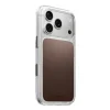 iPhone 18 Pro/17 Pro Nomad priesvitné kožené puzdro s kožou Horween, rustikálna hnedá thumbnail