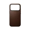 iPhone 18 Pro/17 Pro készülékhez való Nomad Modern Leather Case barna bőrtok thumbnail
