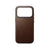  iPhone 18 Pro/17 Pro készülékhez való Nomad Modern Leather Case barna bőrtok thumbnail