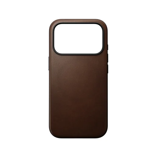  iPhone 18 Pro/17 Pro készülékhez való Nomad Modern Leather Case barna bőrtok - 11