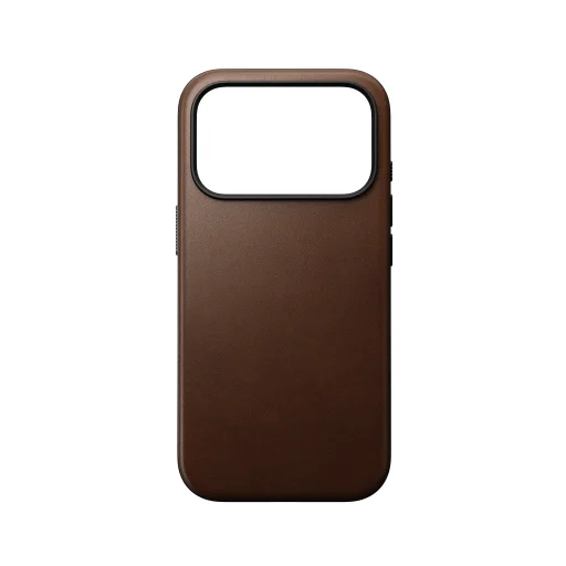 Hnedé kožené puzdro Nomad Modern Leather Case pre iPhone 18 Pro/17 Pro - 7