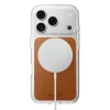  iPhone 18 Pro/17 Pro nyeregbarna Nomad átlátszó bőrtok (Horween) thumbnail