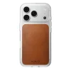  iPhone 18 Pro/17 Pro nyeregbarna Nomad átlátszó bőrtok (Horween) thumbnail