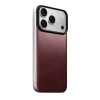 iPhone 18 Pro/17 Pro készülékhez való bordó Nomad mágneses Horween bőr hátlap thumbnail