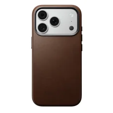  iPhone 18 Pro/17 Pro barna Nomad Traditional bőrtok