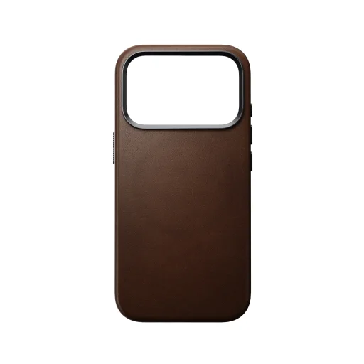  iPhone 18 Pro/17 Pro barna Nomad Traditional bőrtok - 11