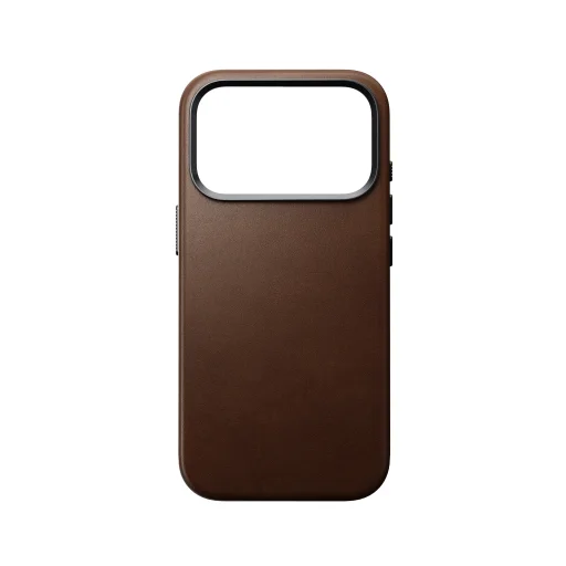  iPhone 18 Pro/17 Pro barna Nomad Traditional bőrtok - 7
