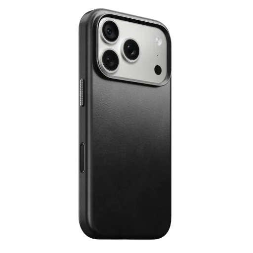  iPhone 18 Pro/17 Pro fekete Nomad Traditional bőrtok (Horween) - 2