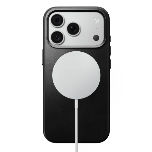  iPhone 18 Pro/17 Pro fekete Nomad Traditional bőrtok (Horween) - 3