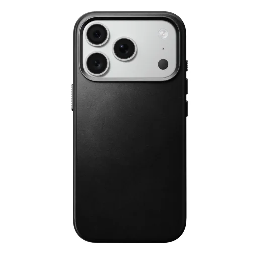  iPhone 18 Pro/17 Pro fekete Nomad Traditional bőrtok (Horween) - 4