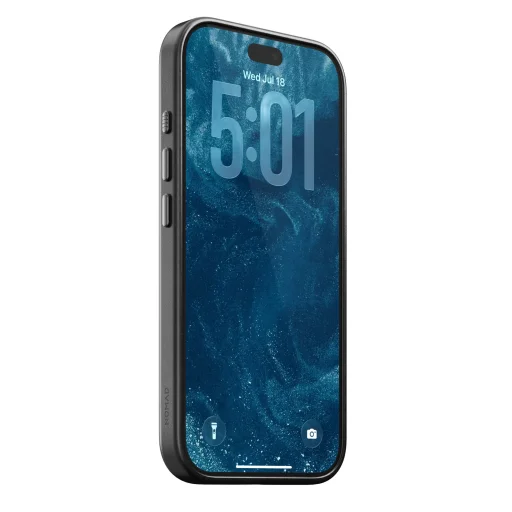  iPhone 18 Pro/17 Pro fekete Nomad Traditional bőrtok (Horween) - 6