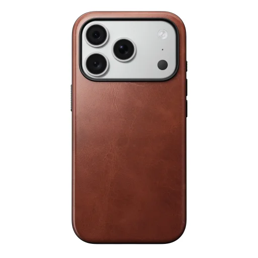  iPhone 18 Pro/17 Pro Nomad modern bőrtok, Olde Dublin (Horween) - 1