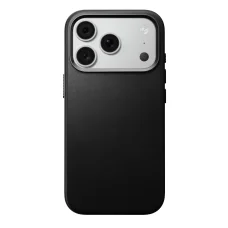  iPhone 18 Pro/17 Pro fekete Nomad klasszikus bőrtok