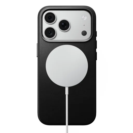  iPhone 18 Pro/17 Pro fekete Nomad klasszikus bőrtok - 3