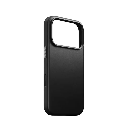  iPhone 18 Pro/17 Pro fekete Nomad klasszikus bőrtok - 9