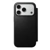 iPhone 18 Pro/17 Pro Nomad Modern Leather Folio čierne kožené peňaženkové puzdro thumbnail