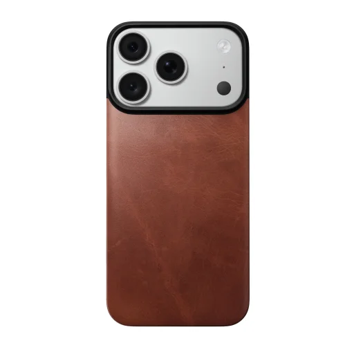 Apple iPhone 18 Pro/17 Pro Nomad magnetický kožený zadný kryt Horween – Olde Dublin, kompatibilný s MagSafe - 3