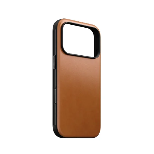  iPhone 18 Pro/17 Pro nyeregbarna Nomad modern Horween bőrtok - 9
