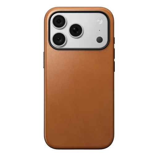  iPhone 18 Pro/17 Pro nyeregbarna Nomad modern Horween bőrtok - 1