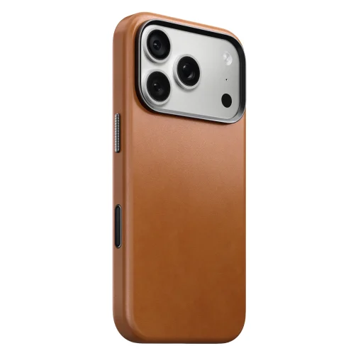  iPhone 18 Pro/17 Pro bőrtok Nomad Traditional, nyeregbarna (Horween) - 2