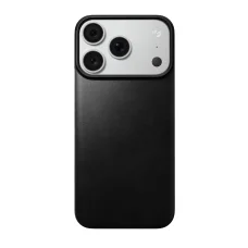 iPhone 18 Pro/17 Pro Nomad magnetický kožený zadný kryt, čierny (Horween)