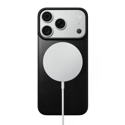 iPhone 18 Pro/17 Pro Nomad magnetický kožený zadný kryt, čierny (Horween) - 3