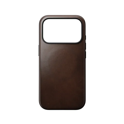 iPhone 18 Pro/17 Pro Nomad Horween kožené puzdro, rustikálna hnedá - 11