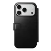 iPhone 18 Pro/17 Pro čierne Nomad Modern Leather Folio Horween kožené puzdro thumbnail