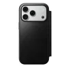 iPhone 18 Pro/17 Pro čierne Nomad Modern Leather Folio Horween kožené puzdro thumbnail