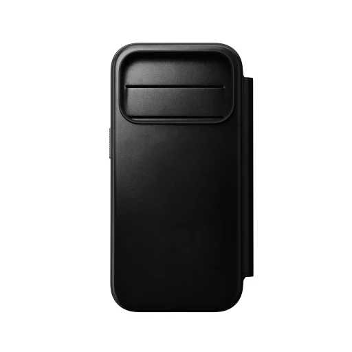 iPhone 18 Pro/17 Pro čierne Nomad Modern Leather Folio Horween kožené puzdro - 11
