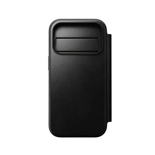 iPhone 18 Pro/17 Pro čierne Nomad Modern Leather Folio Horween kožené puzdro - 7