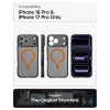 iPhone 18 Pro/17 Pro Spigen Ultra Hybrid MagSafe puzdro, matné čierno-oranžové thumbnail