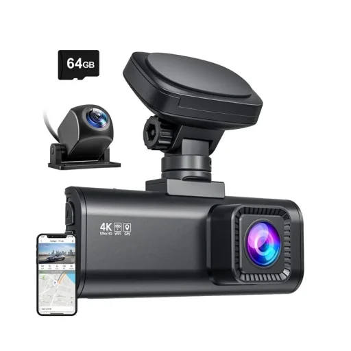 REDTIGER F7N palubná kamera s predným a zadným záznamom, 4K/1080p, 64 GB - 1