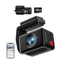 REDTIGER F4 Pro predná a zadná autokamera, 4K a 1080p, 128 GB